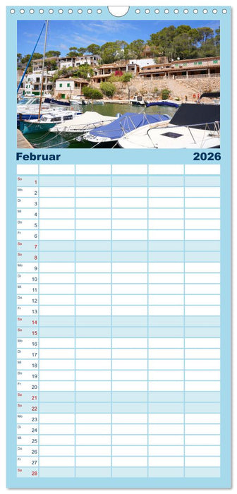 Cala Figuera - Mallorcas Traumbucht (CALVENDO Familienplaner 2026)