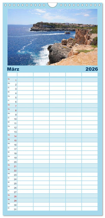 Cala Figuera - Mallorcas Traumbucht (CALVENDO Familienplaner 2026)