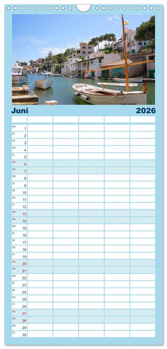 Cala Figuera - Mallorcas Traumbucht (CALVENDO Familienplaner 2026)