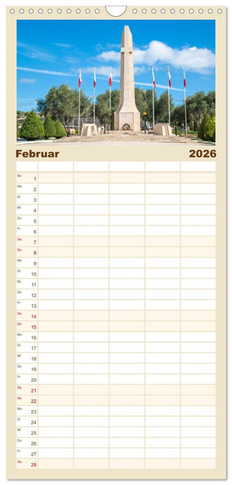 Malta – Historisches Juwel im Mittelmeer (CALVENDO Familienplaner 2026)