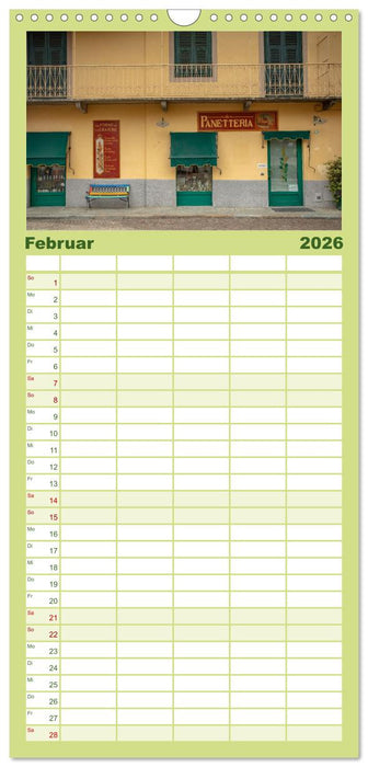 Barolo in den Hügeln des Langhe (CALVENDO Familienplaner 2026)