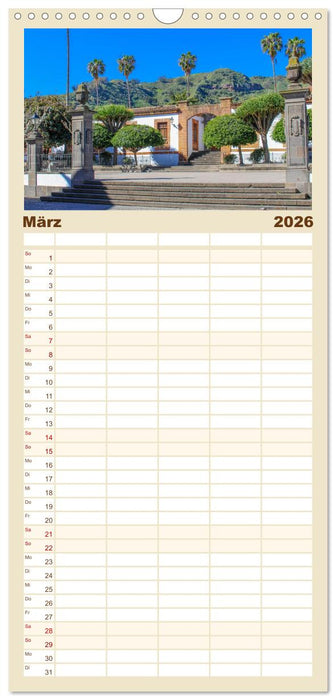 Gran Canaria – Natur trifft Geschichte (CALVENDO Familienplaner 2026)