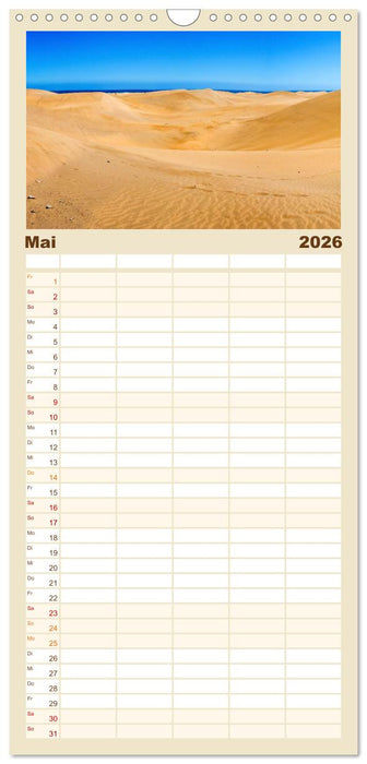 Gran Canaria – Natur trifft Geschichte (CALVENDO Familienplaner 2026)