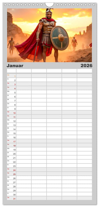 Krieger - Im Wandel der Zeit (CALVENDO Familienplaner 2026)