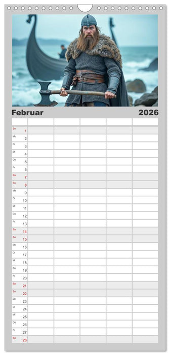 Krieger - Im Wandel der Zeit (CALVENDO Familienplaner 2026)