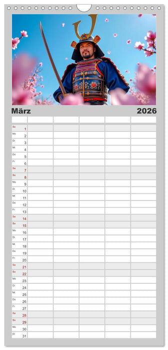 Krieger - Im Wandel der Zeit (CALVENDO Familienplaner 2026)