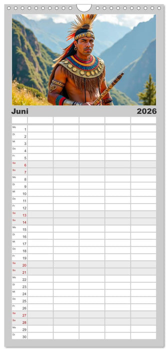 Krieger - Im Wandel der Zeit (CALVENDO Familienplaner 2026)