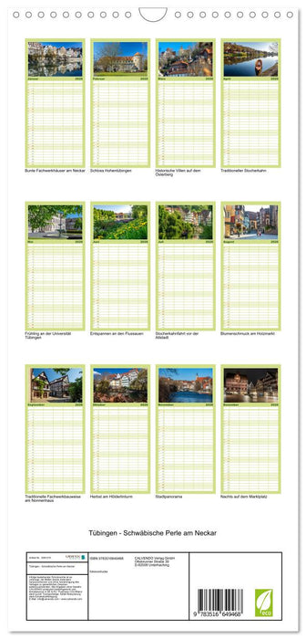 Tübingen - Schwäbische Perle am Neckar (CALVENDO Familienplaner 2026)