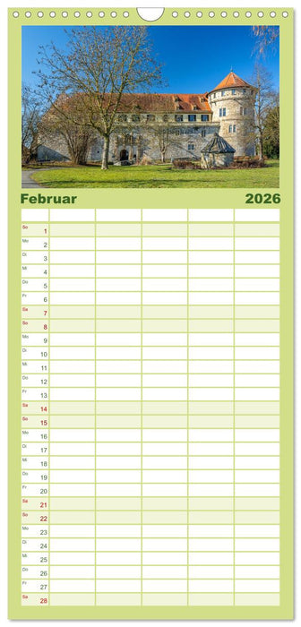 Tübingen - Schwäbische Perle am Neckar (CALVENDO Familienplaner 2026)