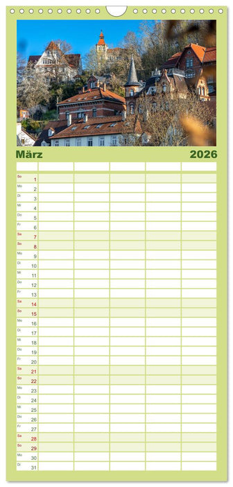 Tübingen - Schwäbische Perle am Neckar (CALVENDO Familienplaner 2026)