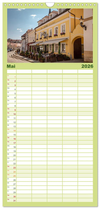 Zauberhafte Wachau (CALVENDO Familienplaner 2026)