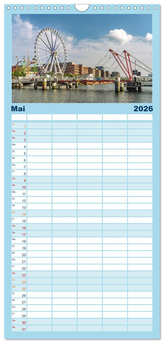 Schleswig Holstein - Landeshauptstadt Kiel (CALVENDO Familienplaner 2026)