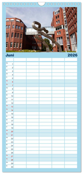 Schleswig Holstein - Landeshauptstadt Kiel (CALVENDO Familienplaner 2026)