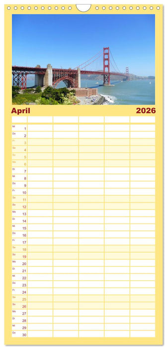 Discover the West (CALVENDO Familienplaner 2026)