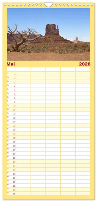 Discover the West (CALVENDO Familienplaner 2026)