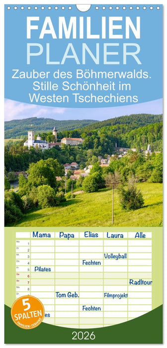 Zauber des Böhmerwalds. Stille Schönheit im Westen Tschechiens (CALVENDO Familienplaner 2026)