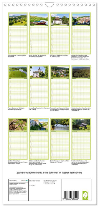 Zauber des Böhmerwalds. Stille Schönheit im Westen Tschechiens (CALVENDO Familienplaner 2026)