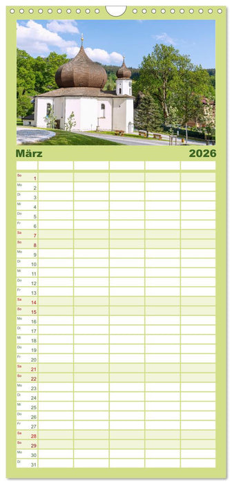 Zauber des Böhmerwalds. Stille Schönheit im Westen Tschechiens (CALVENDO Familienplaner 2026)