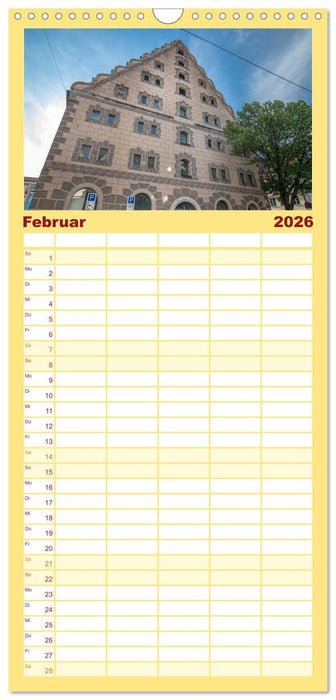 Ulm - Hübsche Großstadt an der Donau (CALVENDO Familienplaner 2026)
