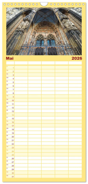 Ulm - Hübsche Großstadt an der Donau (CALVENDO Familienplaner 2026)