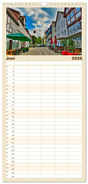 Streifzug durch das Weserbergland (CALVENDO Familienplaner 2026)