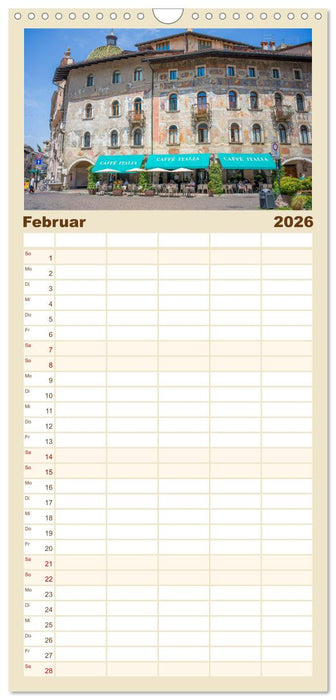 Trient - Hauptstadt des Trentino (CALVENDO Familienplaner 2026)