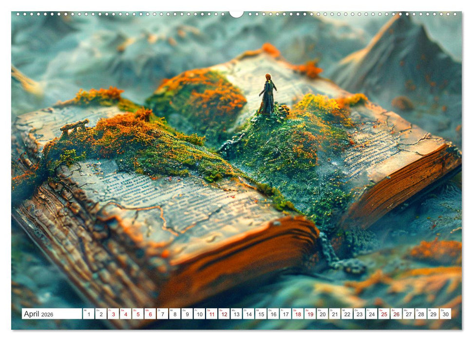 Welten zwischen den Zeilen - Bücher, die Träume wecken (CALVENDO Premium Wandkalender 2026)