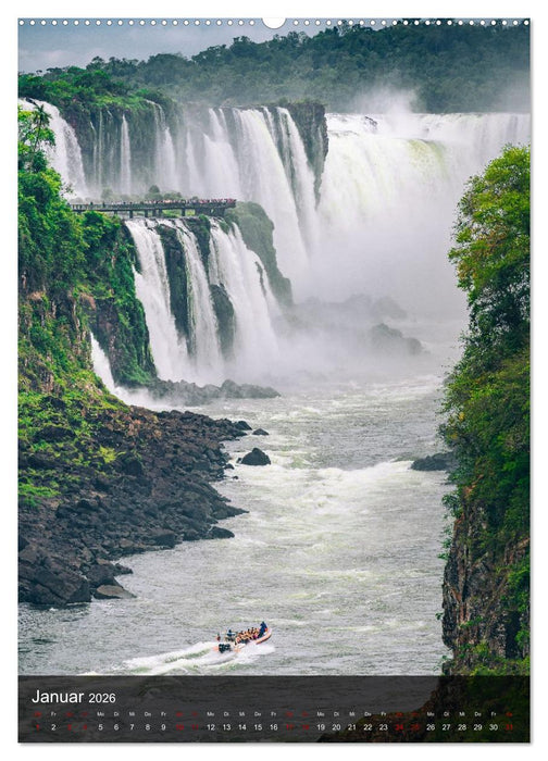 Faszination Wasserfälle (CALVENDO Premium Wandkalender 2026)