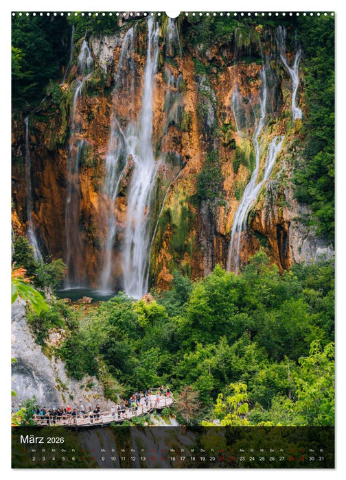 Faszination Wasserfälle (CALVENDO Premium Wandkalender 2026)