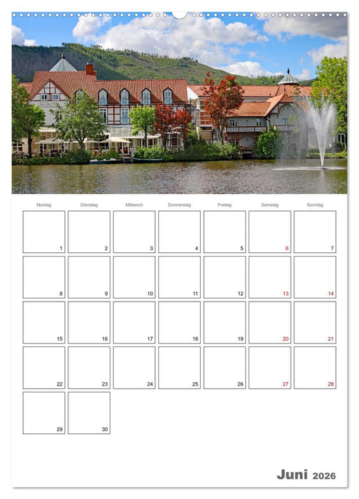 Ilsenburg im Harz - Terminplaner (CALVENDO Wandkalender 2026)