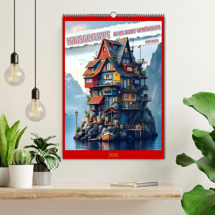 Hausgeflippt (CALVENDO Wandkalender 2026)