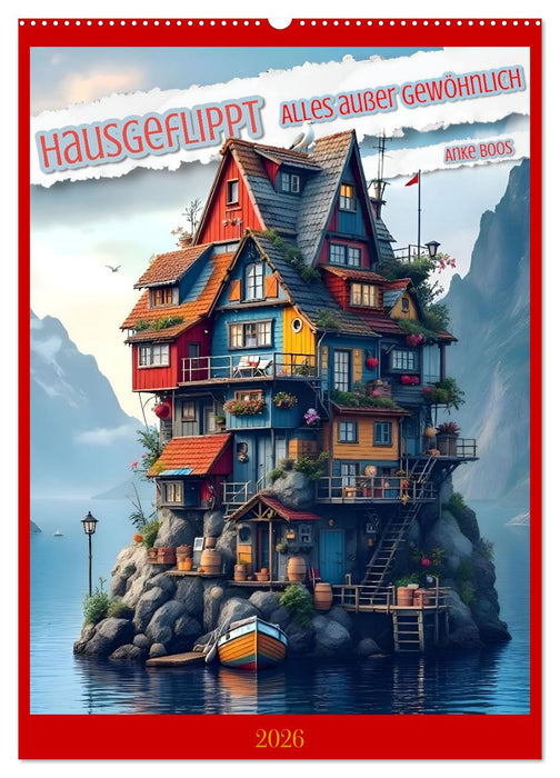 Hausgeflippt (CALVENDO Wandkalender 2026)