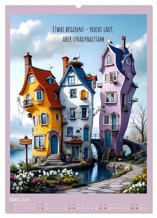 Hausgeflippt (CALVENDO Wandkalender 2026)