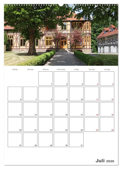 Ilsenburg im Harz - Terminplaner (CALVENDO Premium Wandkalender 2026)