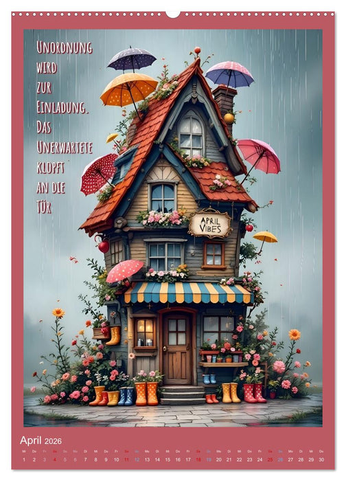 Hausgeflippt (CALVENDO Premium Wandkalender 2026)