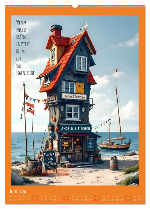 Hausgeflippt (CALVENDO Premium Wandkalender 2026)