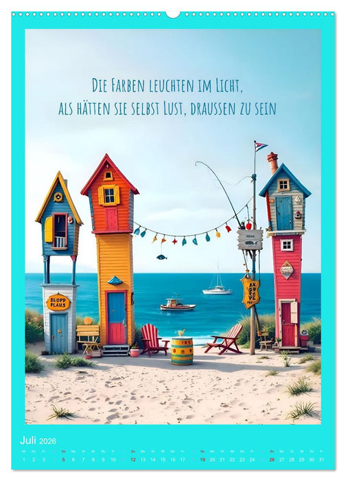 Hausgeflippt (CALVENDO Premium Wandkalender 2026)