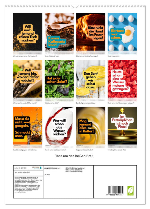 Tanz um den heißen Brei! (CALVENDO Premium Wandkalender 2026)