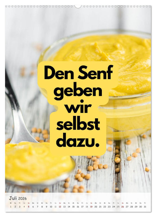 Tanz um den heißen Brei! (CALVENDO Premium Wandkalender 2026)