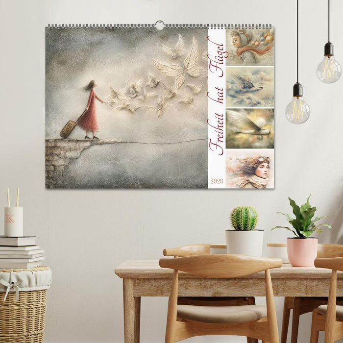 Freiheit hat Flügel (CALVENDO Wandkalender 2026)