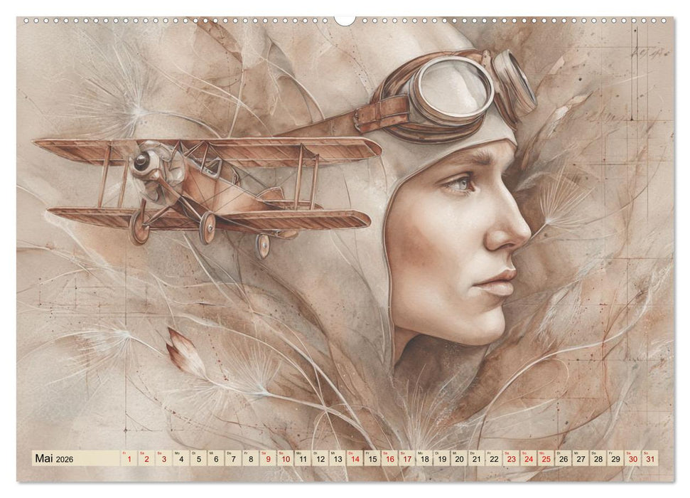 Freiheit hat Flügel (CALVENDO Wandkalender 2026)