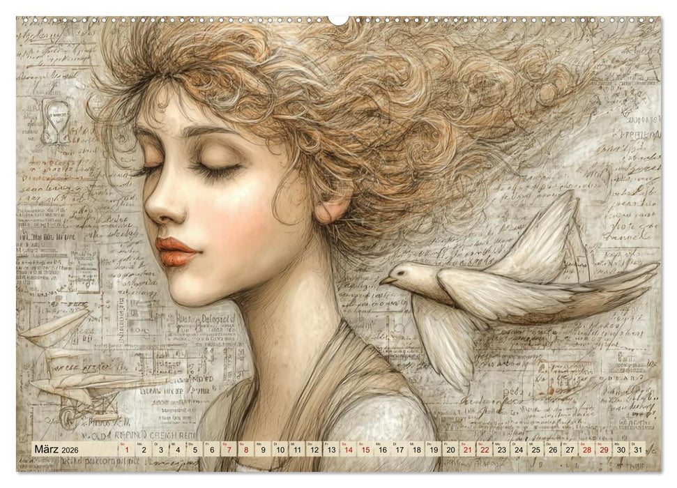 Freiheit hat Flügel (CALVENDO Premium Wandkalender 2026)