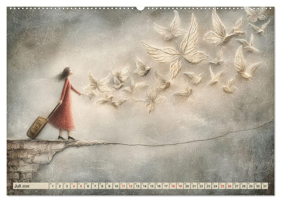 Freiheit hat Flügel (CALVENDO Premium Wandkalender 2026)