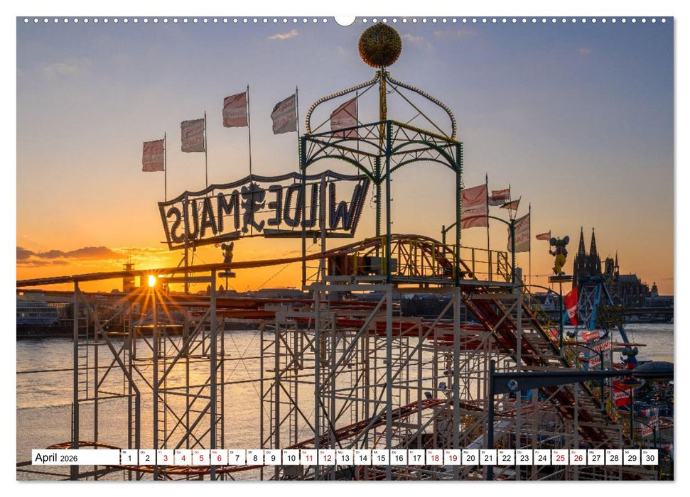 Urbane Impressionen: Domstadt Köln - Lebensgefühl am Rhein (CALVENDO Premium Wandkalender 2026)