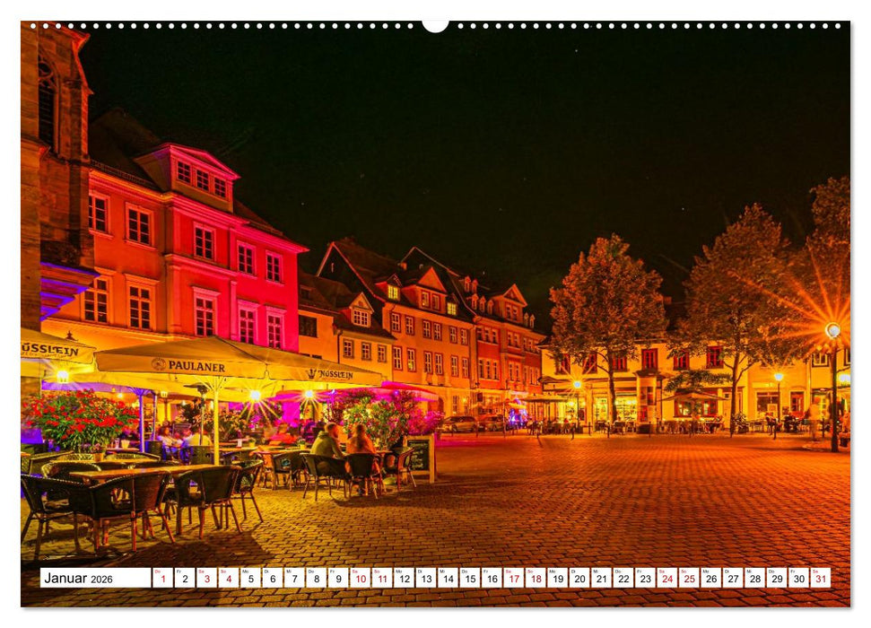 Rund um die Krämerbrücke - Ein Stück Mittelalter in Erfurt (CALVENDO Wandkalender 2026)