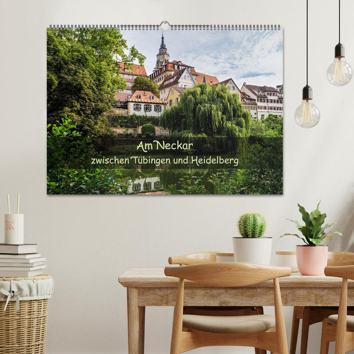 Am Neckar zwischen Tübingen und Heidelberg (CALVENDO Wandkalender 2026)