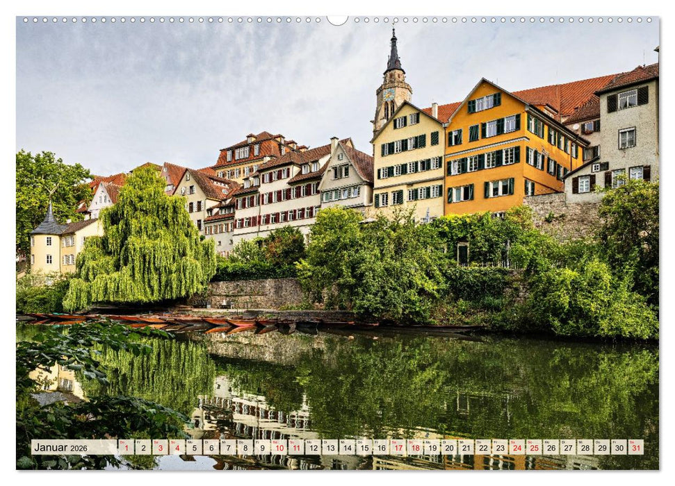 Am Neckar zwischen Tübingen und Heidelberg (CALVENDO Wandkalender 2026)