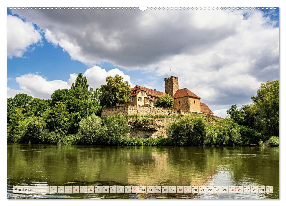 Am Neckar zwischen Tübingen und Heidelberg (CALVENDO Wandkalender 2026)