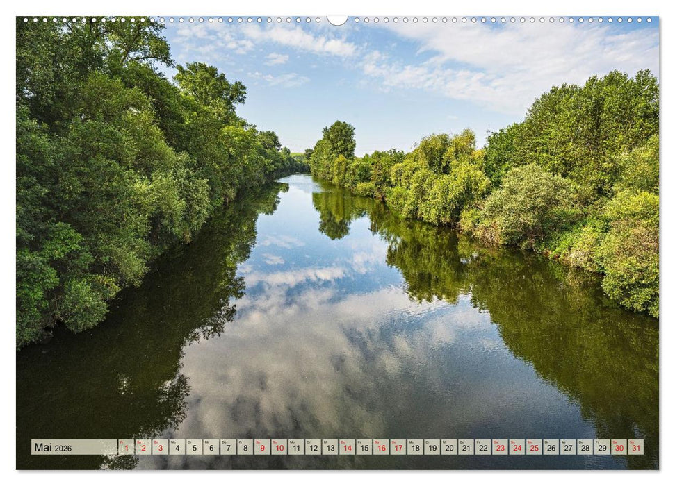 Am Neckar zwischen Tübingen und Heidelberg (CALVENDO Wandkalender 2026)