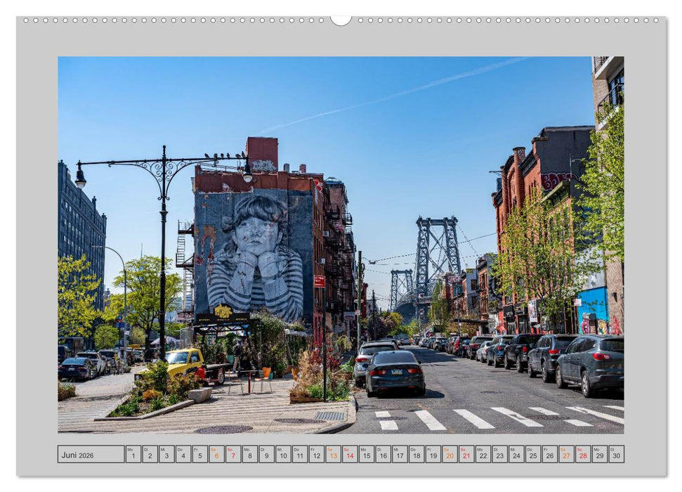Street Art New York – Ikonen der Wandkunst (CALVENDO Premium Wandkalender 2026)
